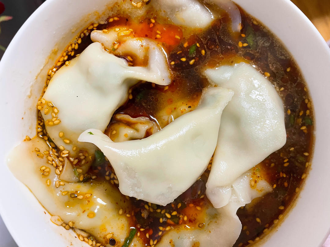 🔥五分钟搞定❗️酸辣开胃一吃就上瘾的酸汤水饺