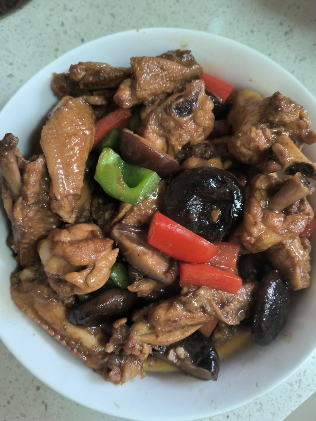 不加一滴油的香菇鸡翅