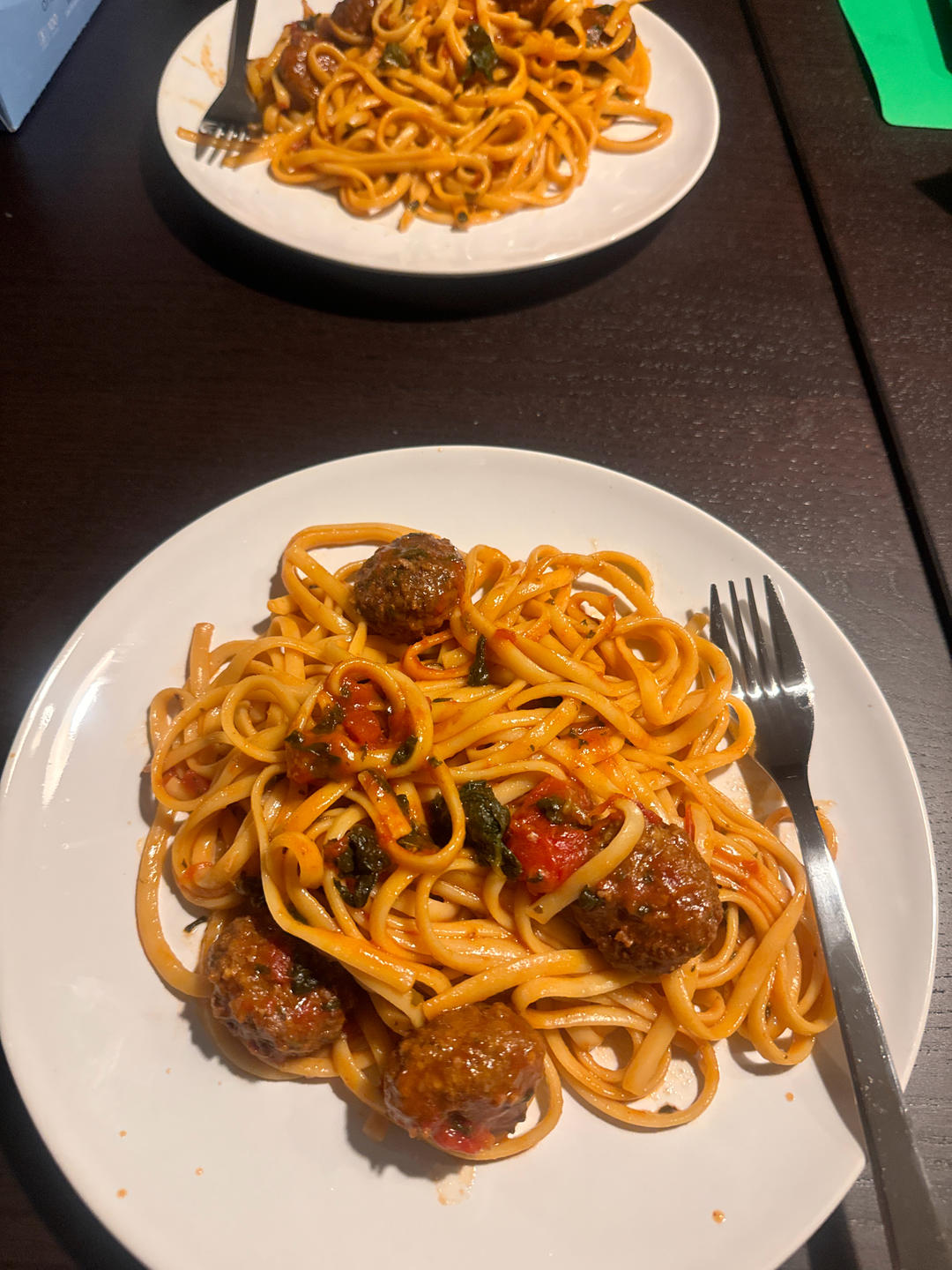 经典意大利面～～红酱牛肉丸意面（pasta with meatball）
