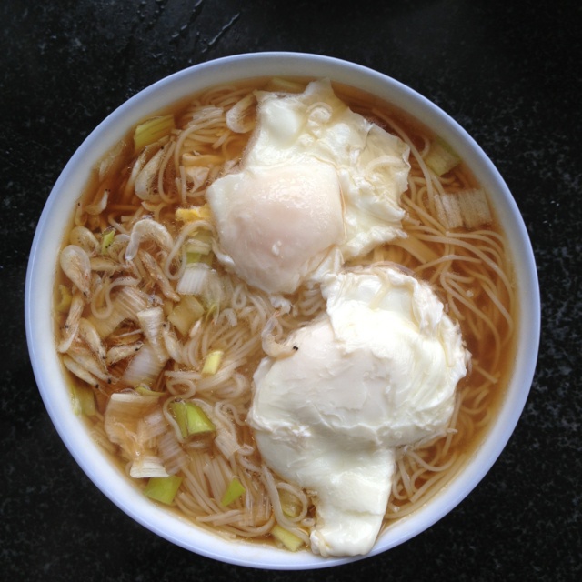 小葱麻油酱油面