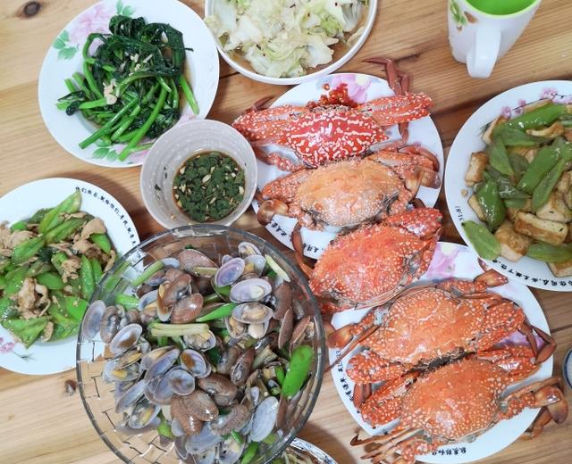 中秋家宴——清蒸螃蟹🦀