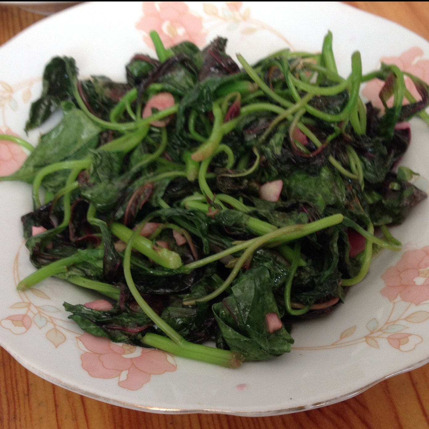 清炒苋菜【粉红的回忆】