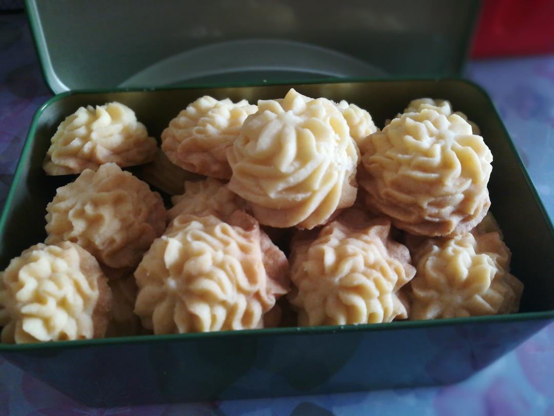 被业界猜了很久的网红牛油小花曲奇配方，酥的掉渣