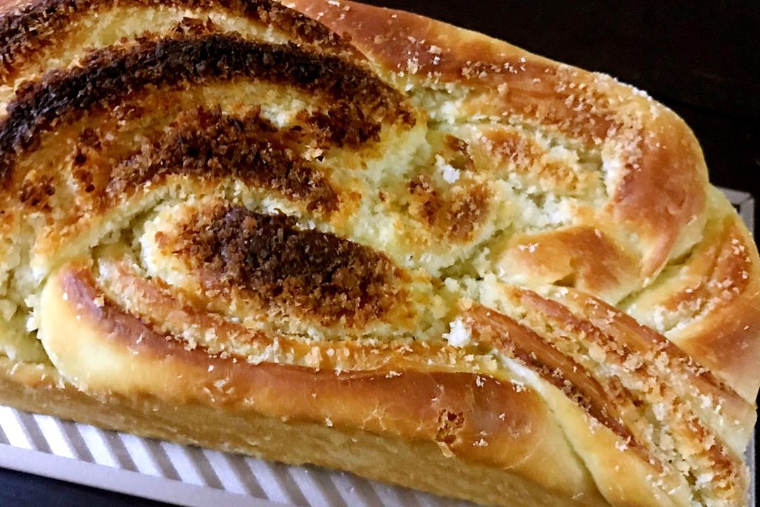 椰蓉吐司面包 Coconut Loaf