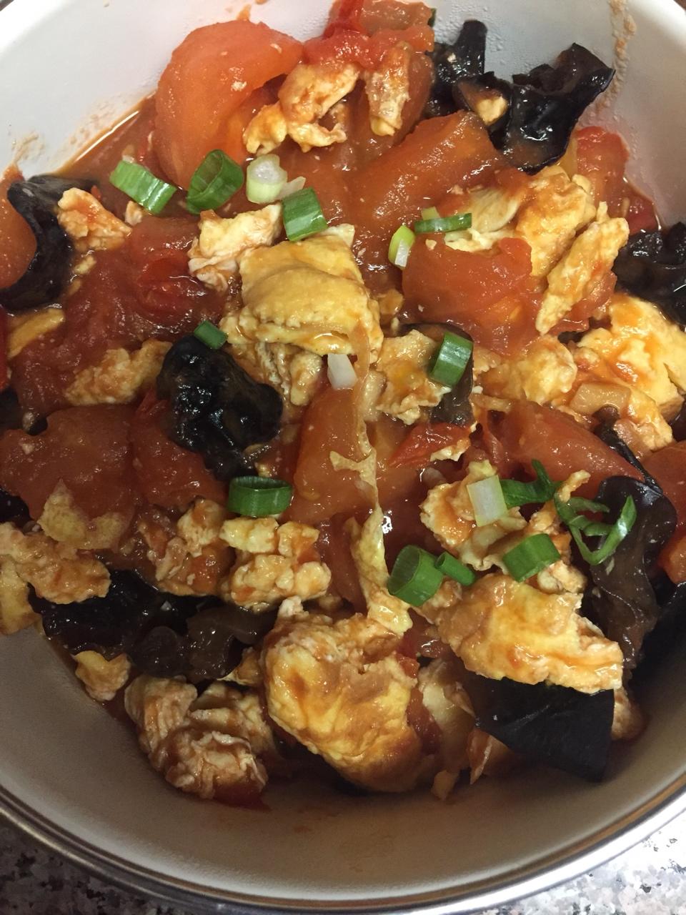 赛螃蟹炒番茄【The national Chinese food】