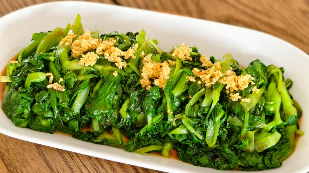 鸡毛菜的最佳打开方式：白灼鸡毛菜