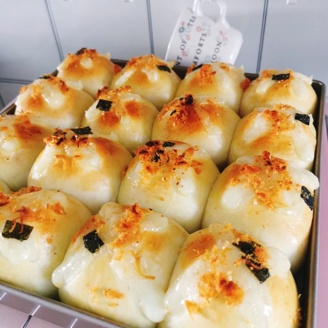 肉松沙拉小方，好看又好吃的方形小吐司！