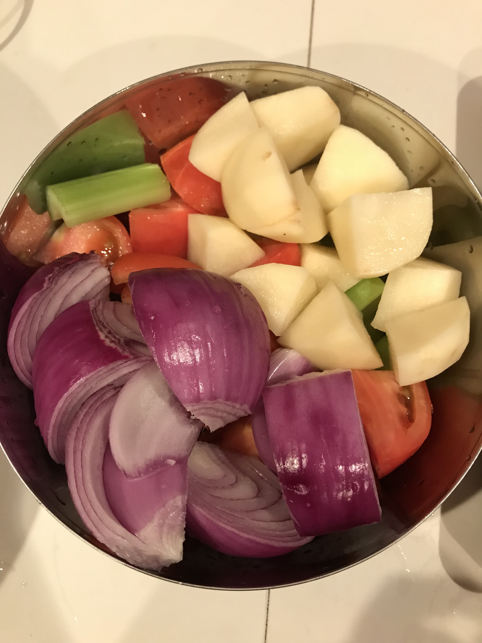 番茄牛尾杂蔬汤的做法 步骤3