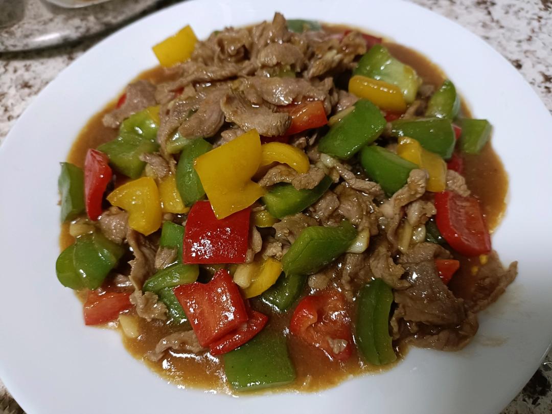 米饭杀手❗️超下饭的双椒炒肉丝