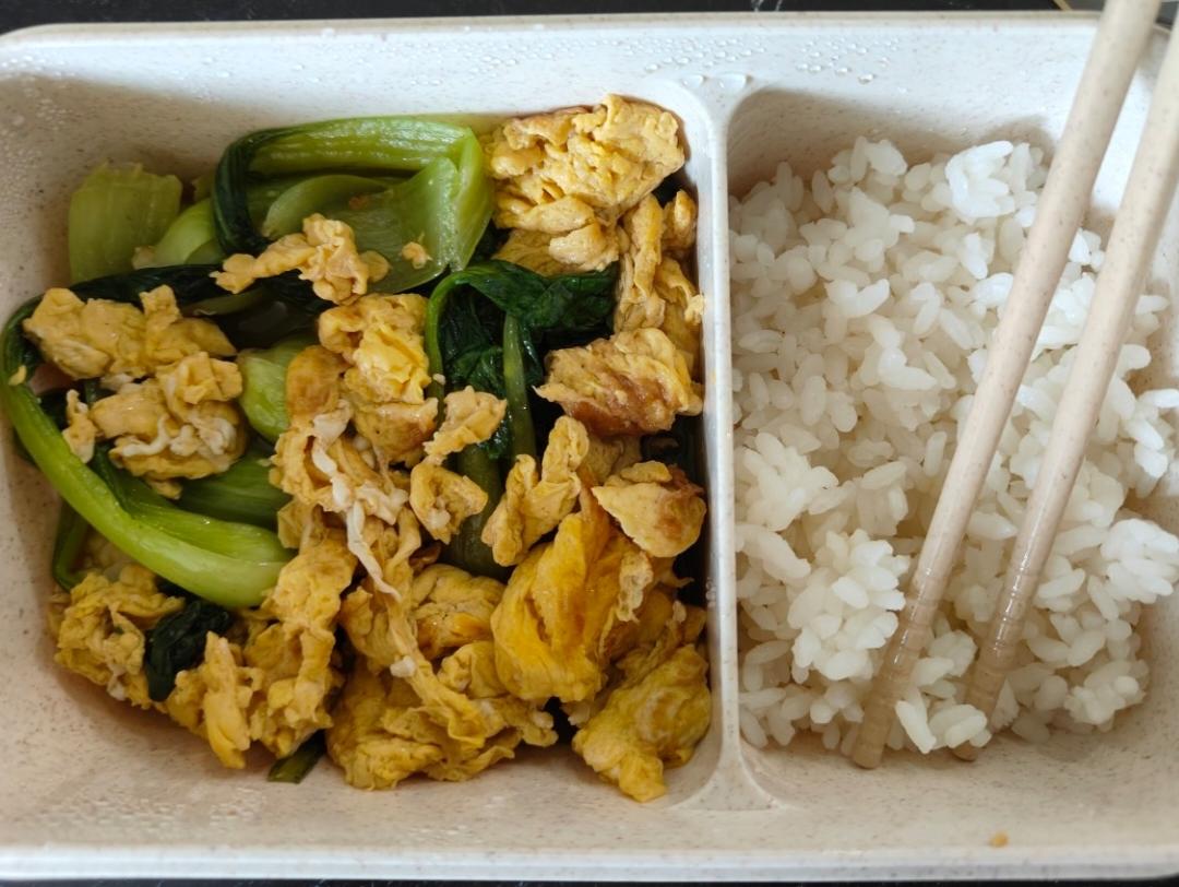 减脂餐-上海青炒鸡蛋