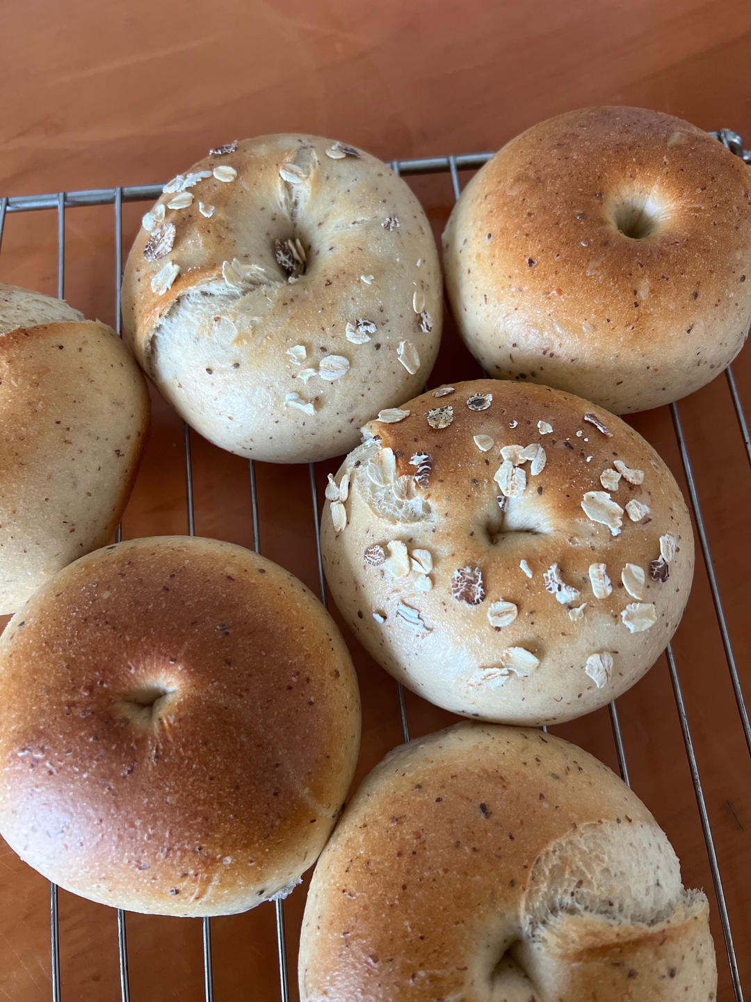 低糖无油燕麦贝果