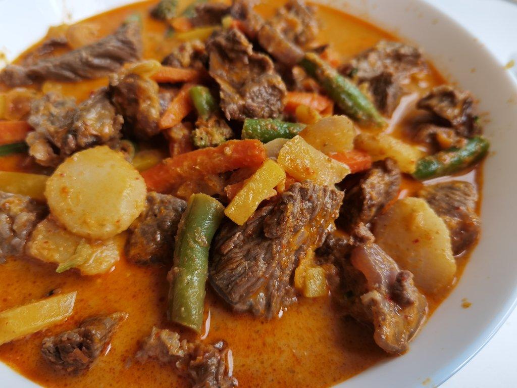 【山姆厨房】泰式红咖喱牛腩panang curry with beef
