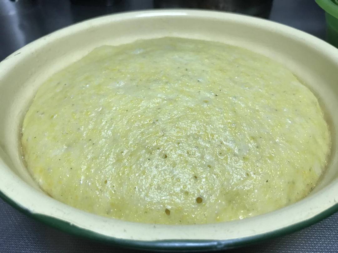 玉米面鸡蛋发糕（零失败）