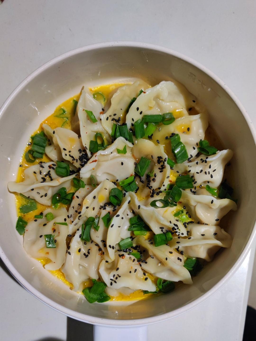 懒人快手抱蛋煎饺