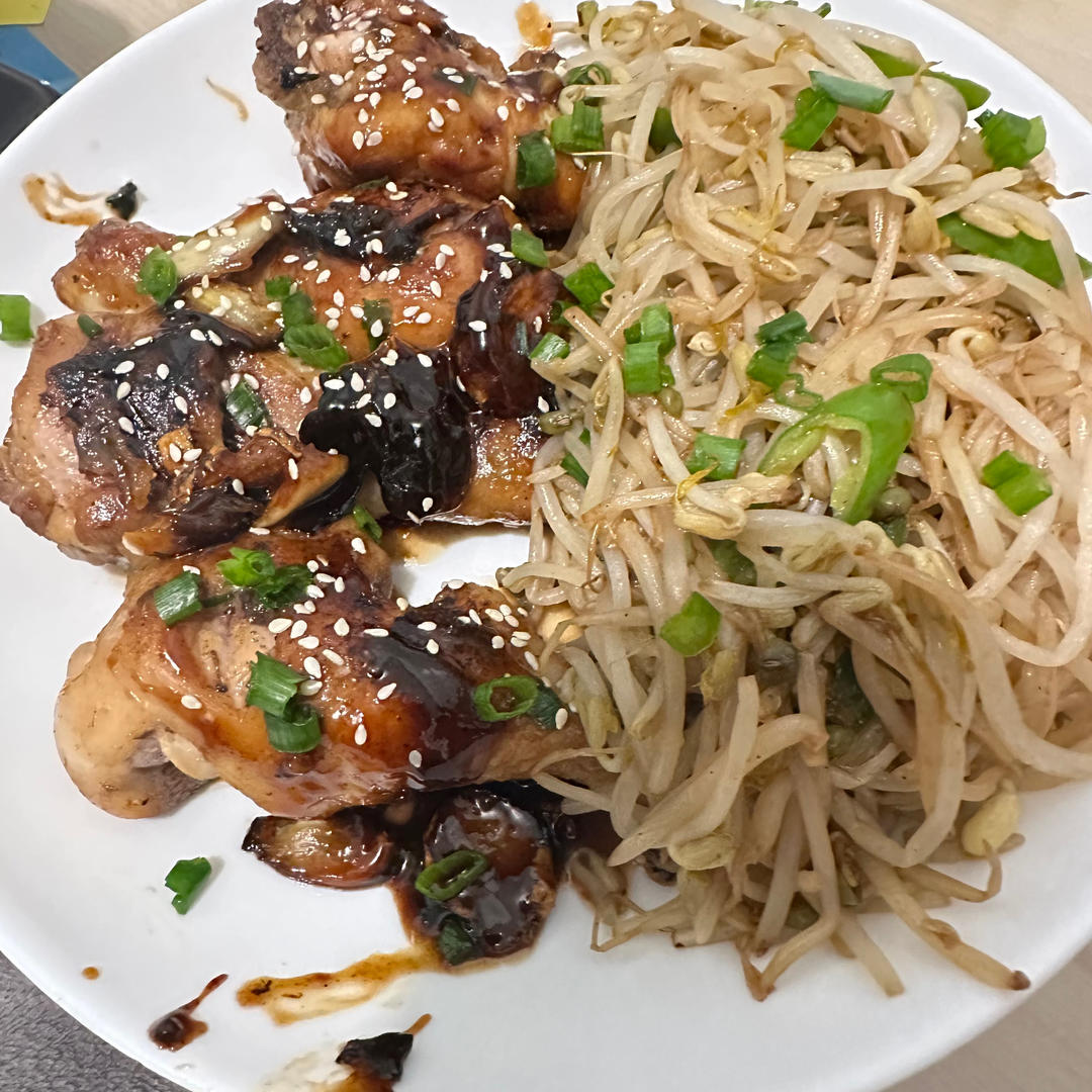 照烧鸡腿饭