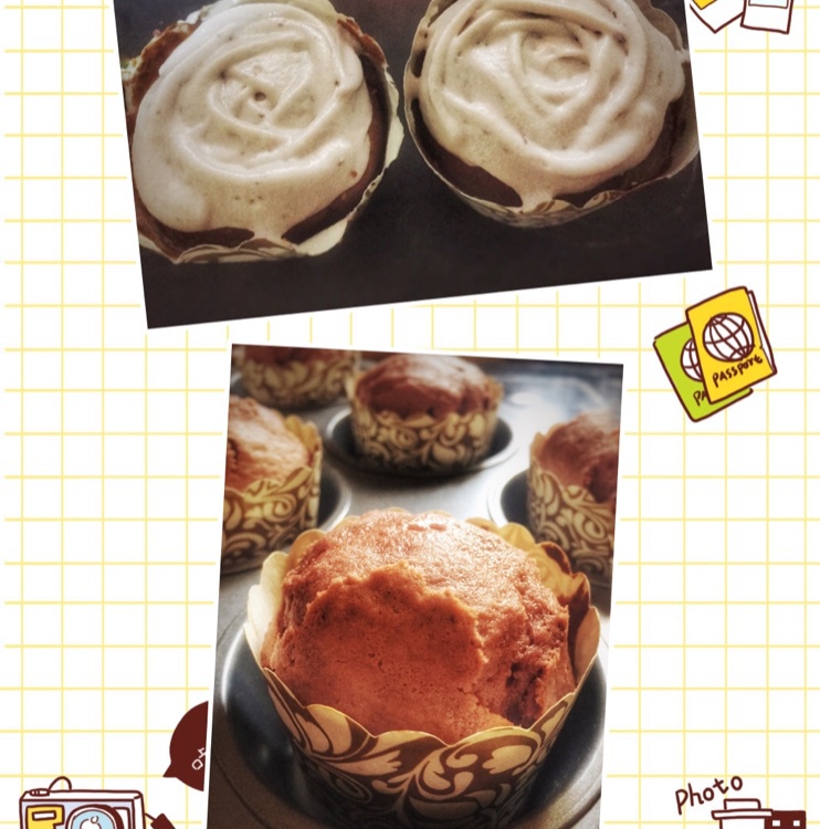 传统红丝绒杯子蛋糕（极软无泡打粉）Red velvet cupcake