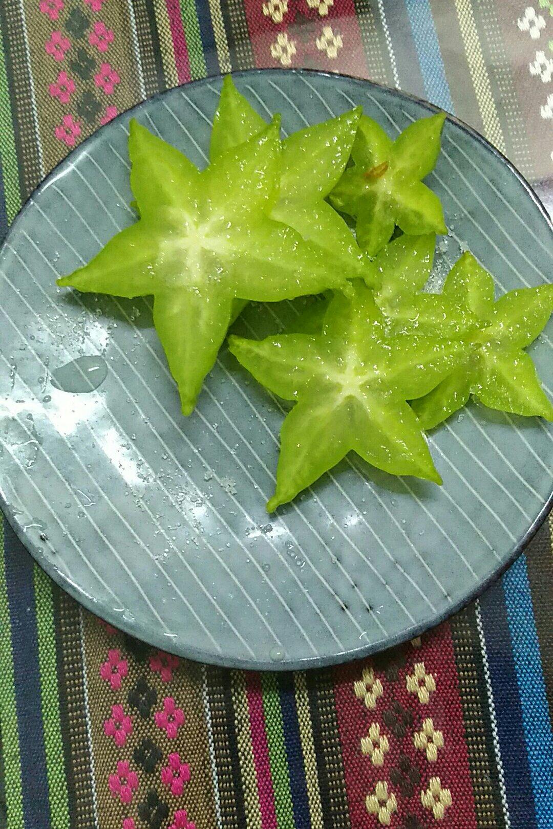 杨桃的朴素吃法-杨桃&白糖