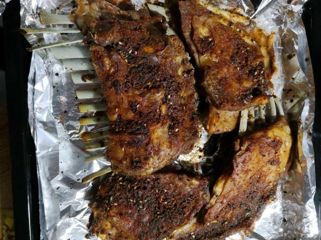 地道蒙餐：烤羊排(家用烤箱版)