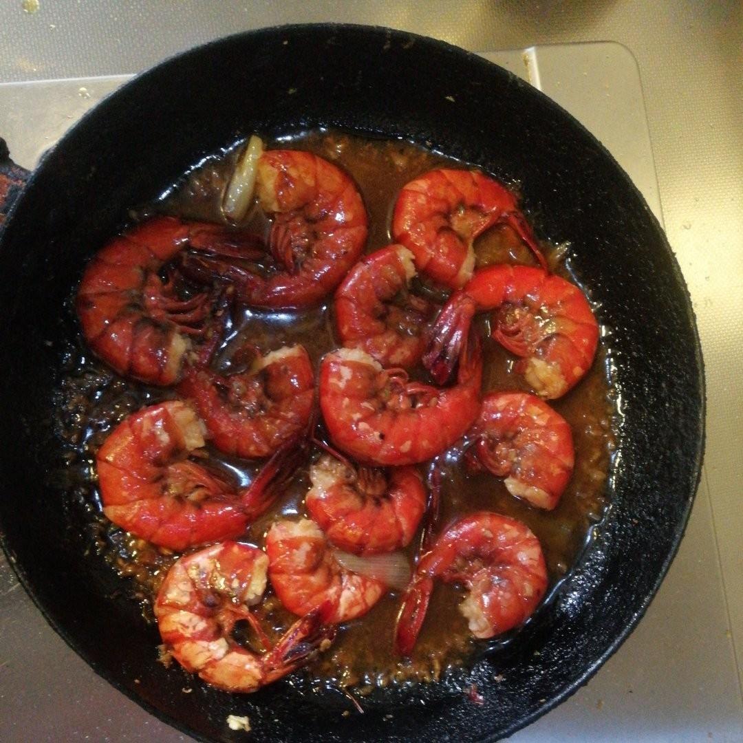 零失败的烧黑虎虾