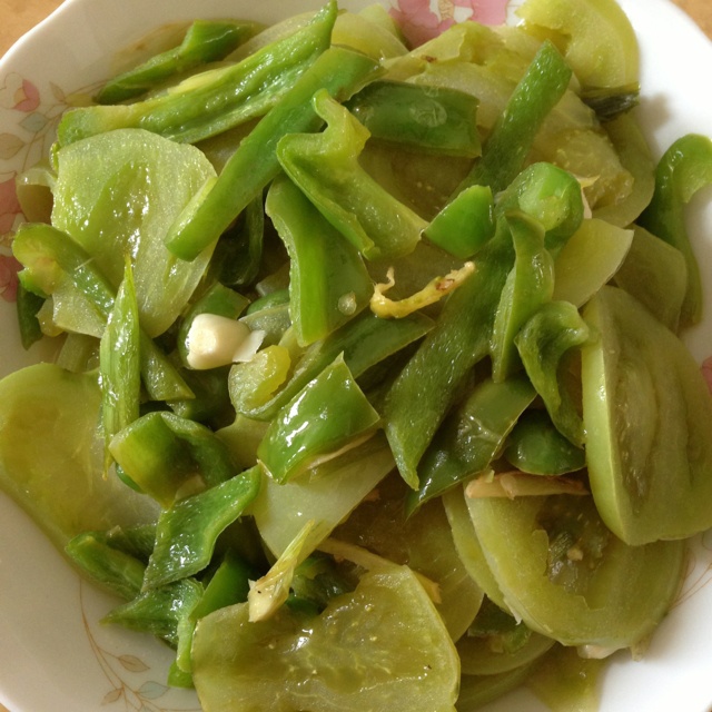 亚亚520做的炒青西红柿