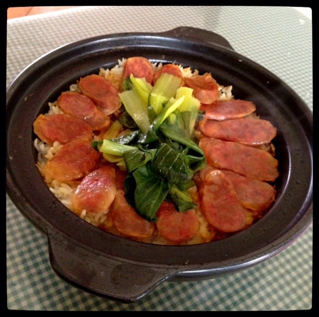 腊肠煲仔饭