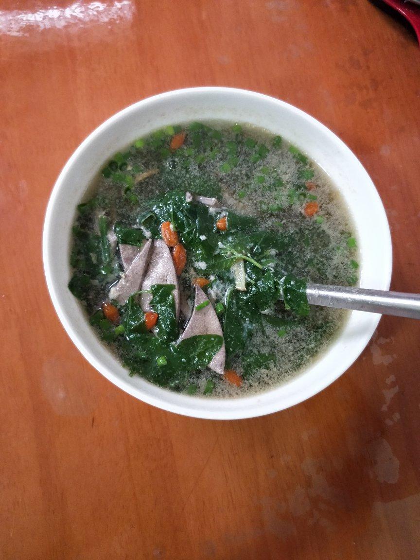 谷雨-枸杞叶猪肝汤：清肝毒&养肝血