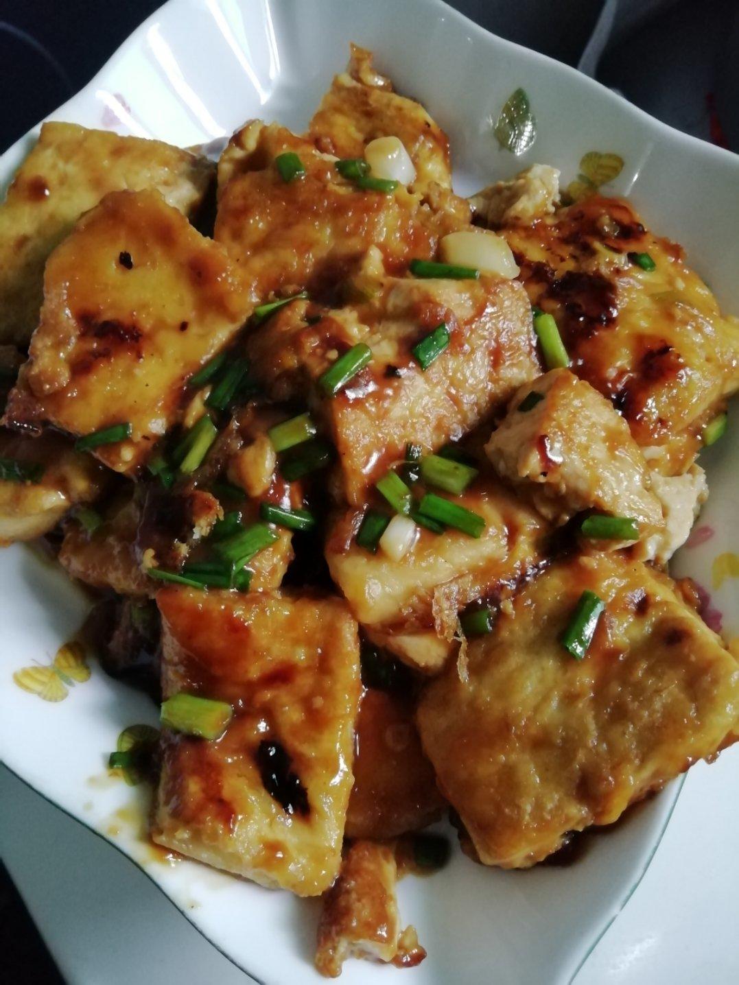 无敌好吃的香煎豆腐