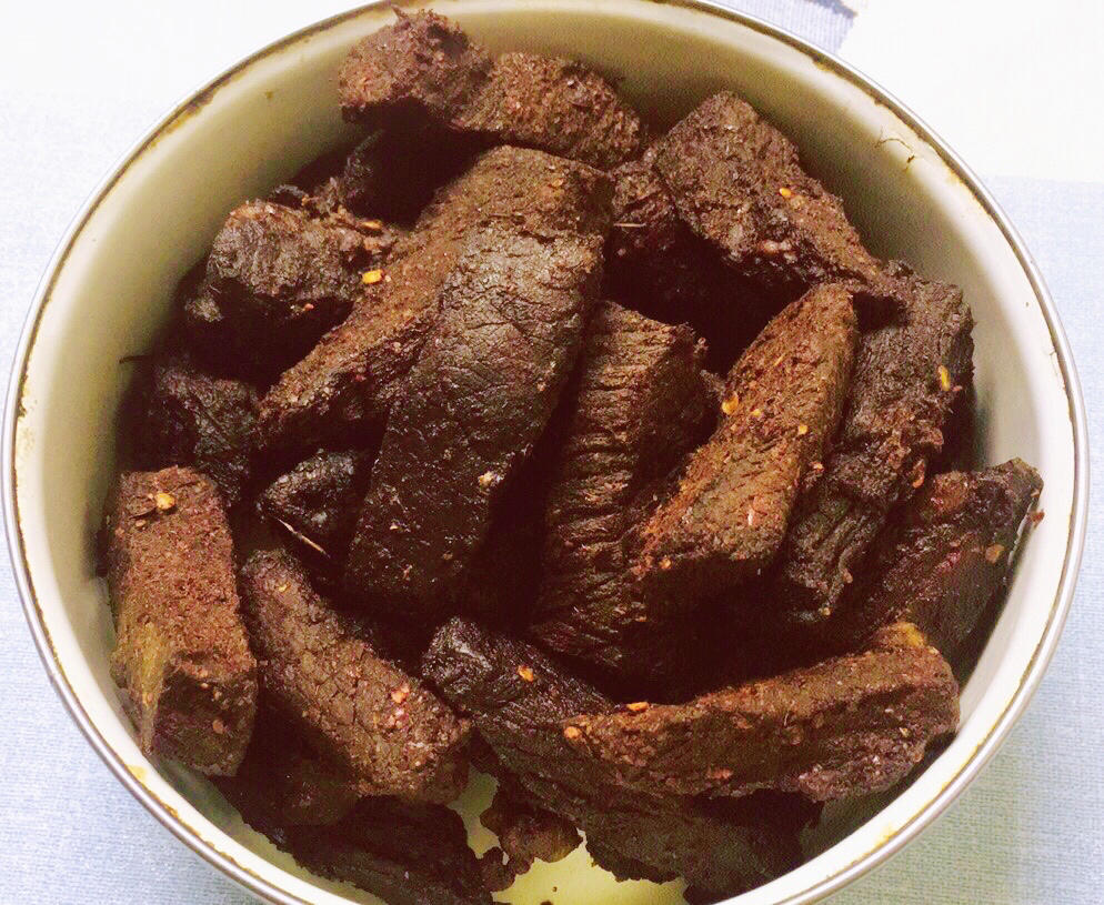 自制香辣孜然牛肉干～减肥佳品