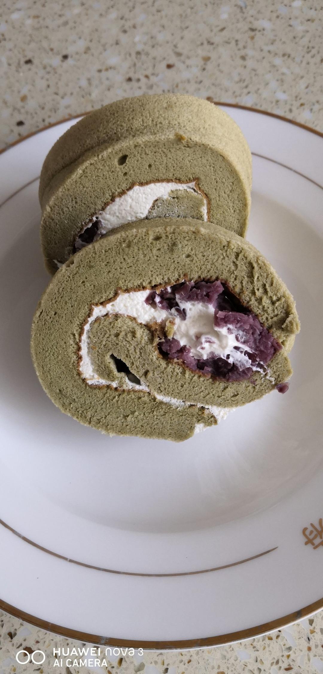 烫面抹茶蛋糕卷（卷不易裂）