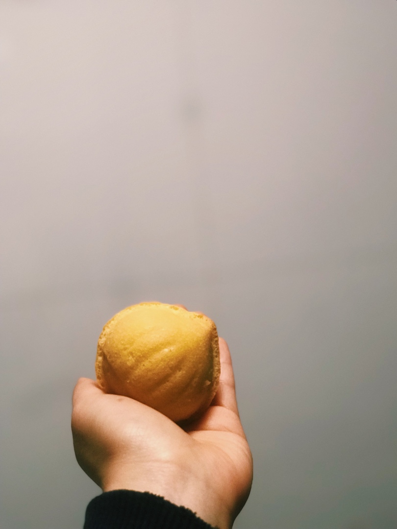 柠檬白巧克力玛德琳