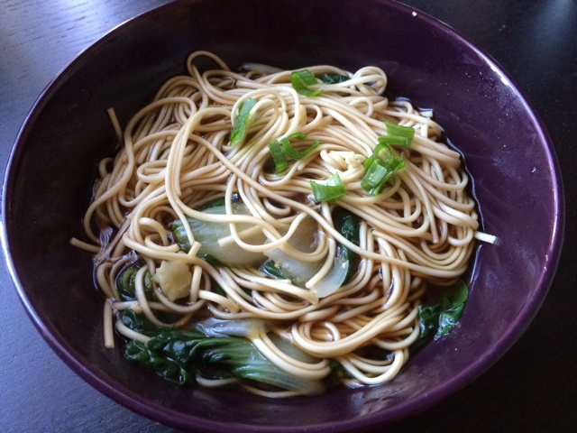 小葱麻油酱油面