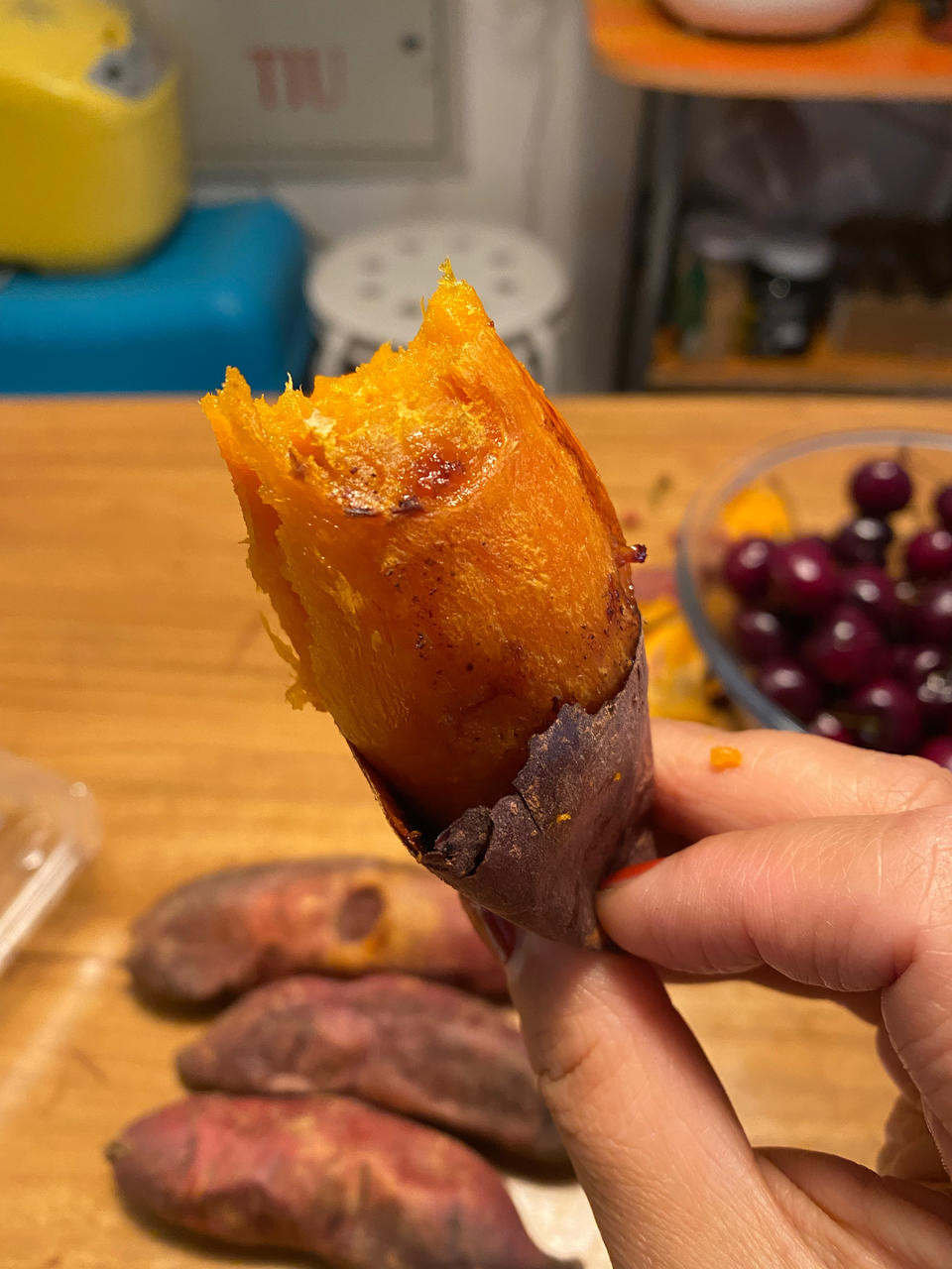 烤箱烤红薯