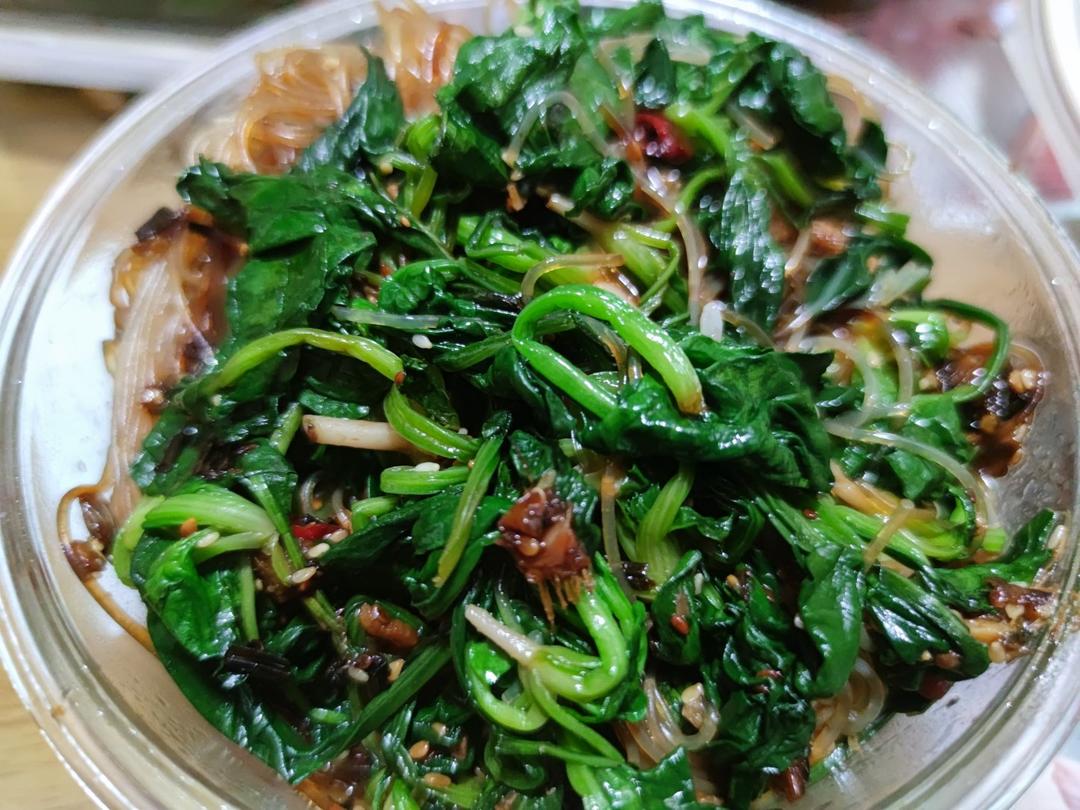 ‼️万能凉拌酱汁‼️菠菜这样做，好吃到哭