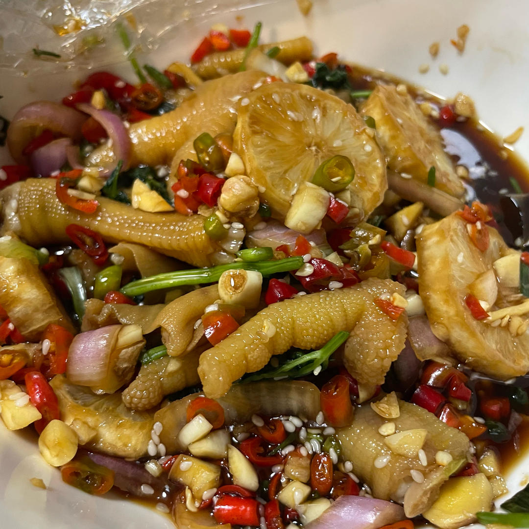 【柠檬酸辣鸡爪】自制超级无敌美味的网红鸡爪