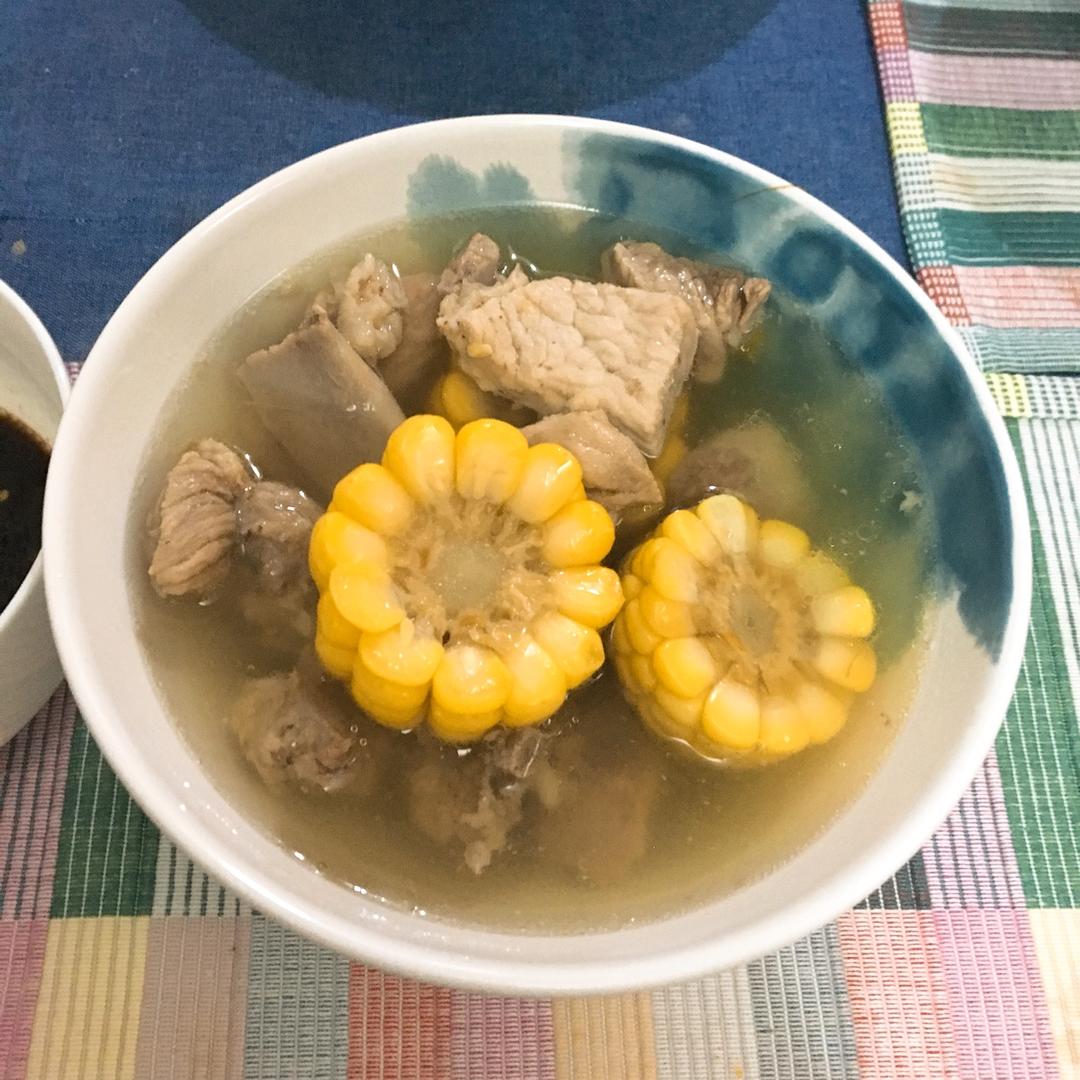 排骨玉米汤