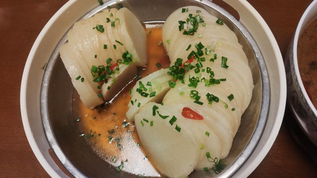 清蒸白萝卜