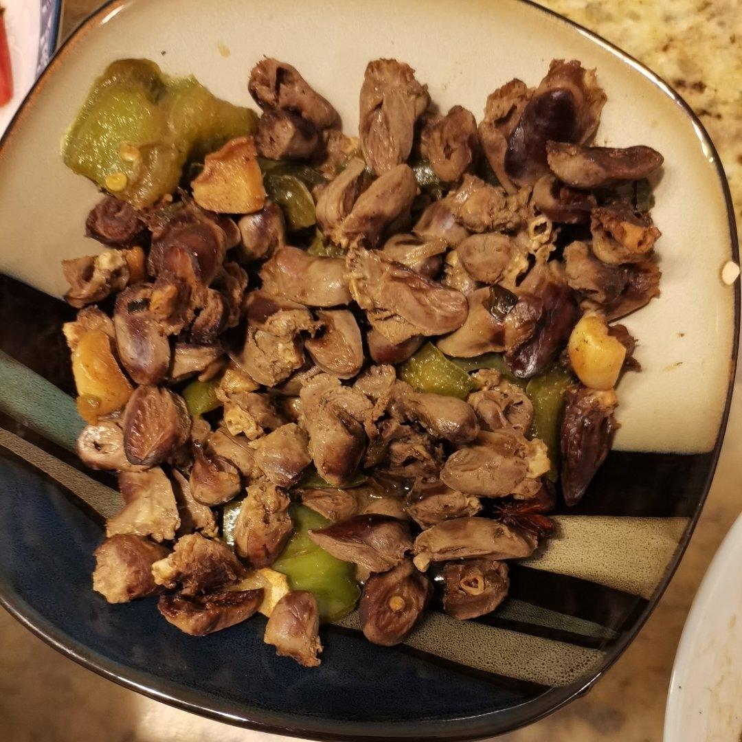 孜然鸡心