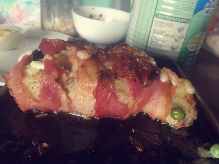 《食戟之灵》土豆培根烤肉