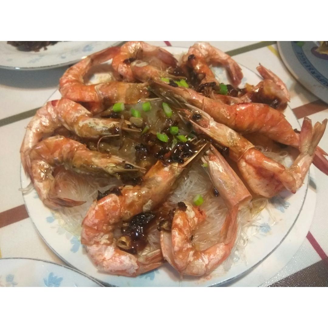 蒜蓉粉丝蒸虾