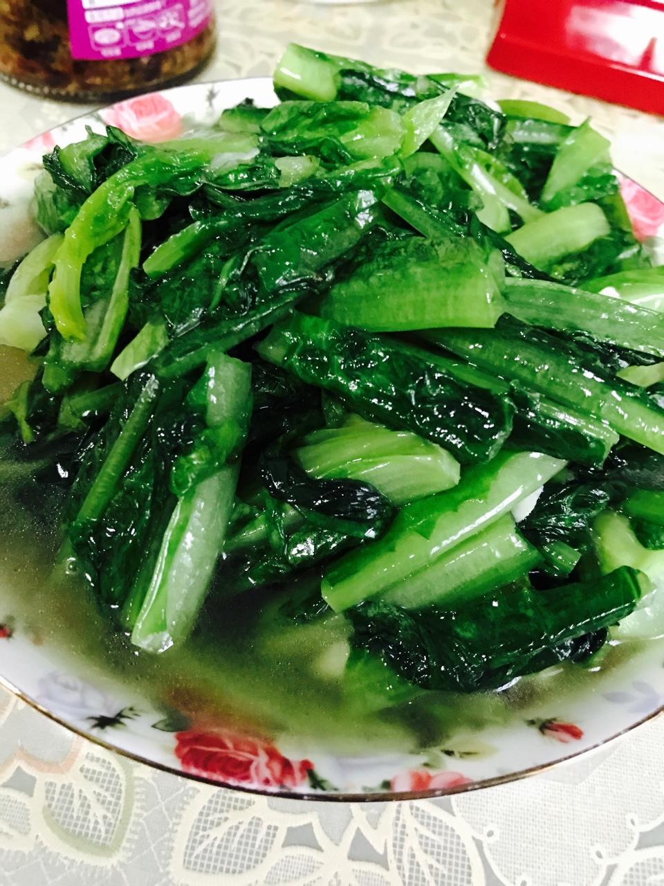 清炒油麦菜