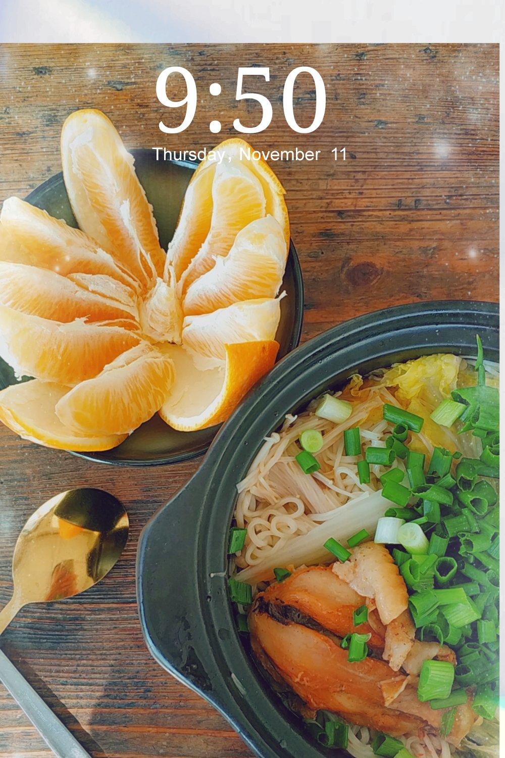 早餐来一碗清汤面，色香味俱全！