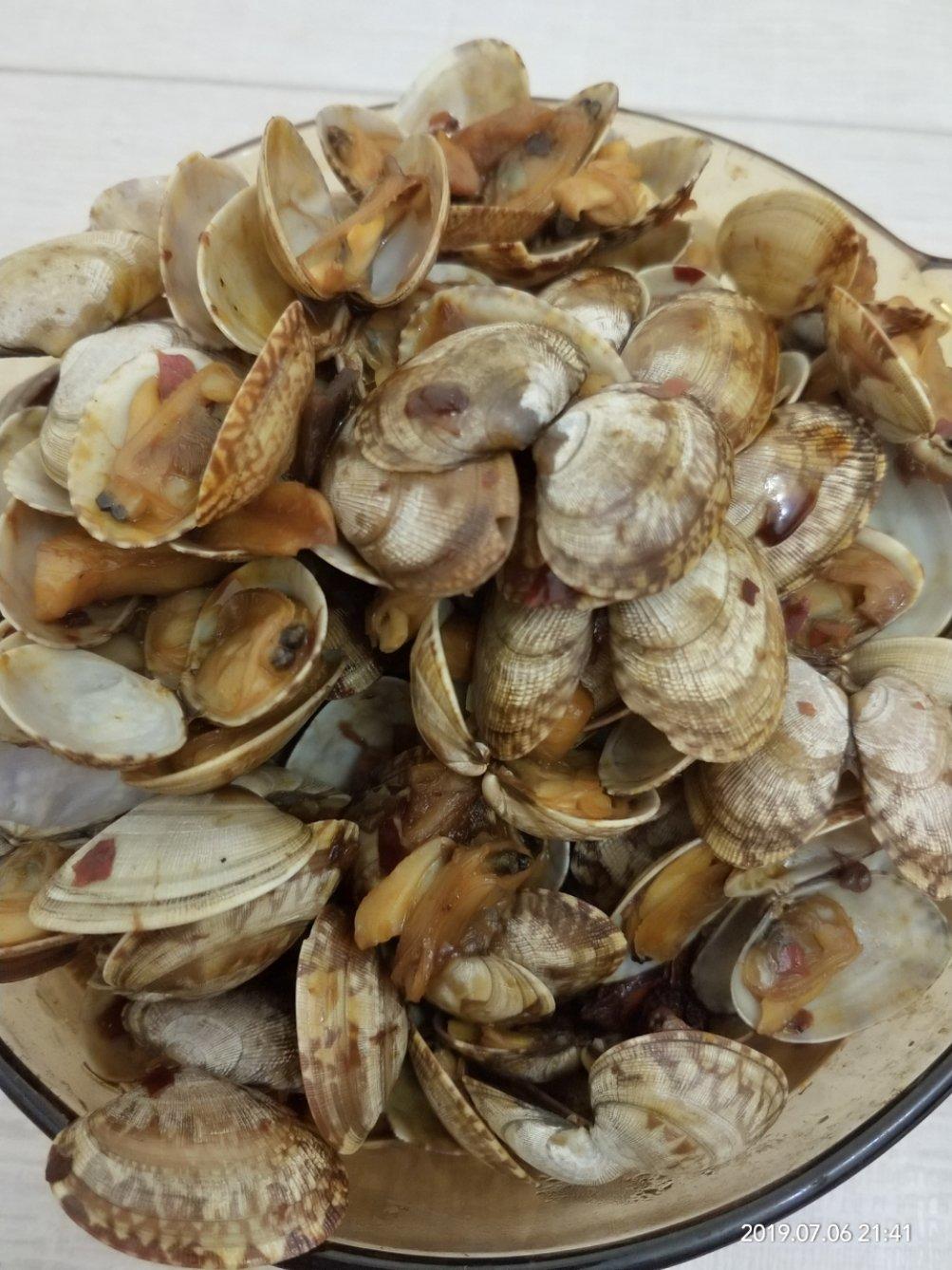 炒花蛤，又鲜又嫩又可口