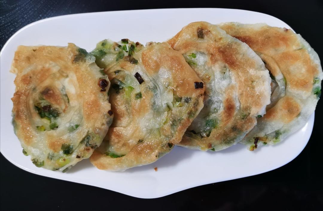 葱油饼（馄饨皮版）