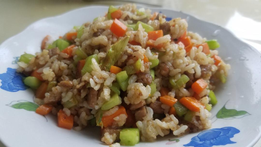 长粒香南瓜炒饭🎃