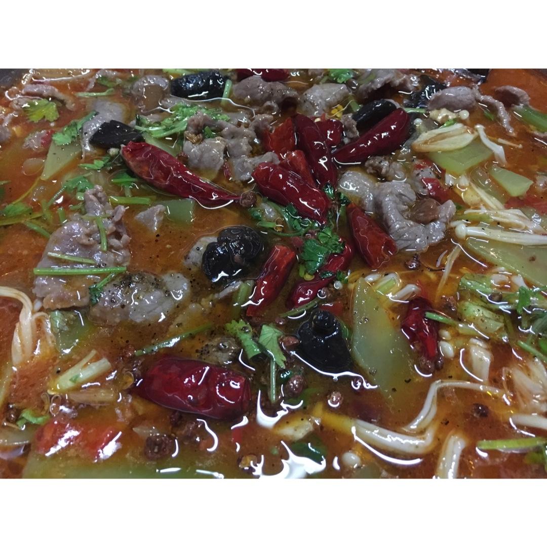 水煮牛肉