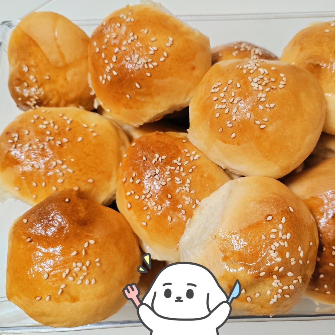 大人小孩都爱不释口的【蜂蜜牛奶小餐包】