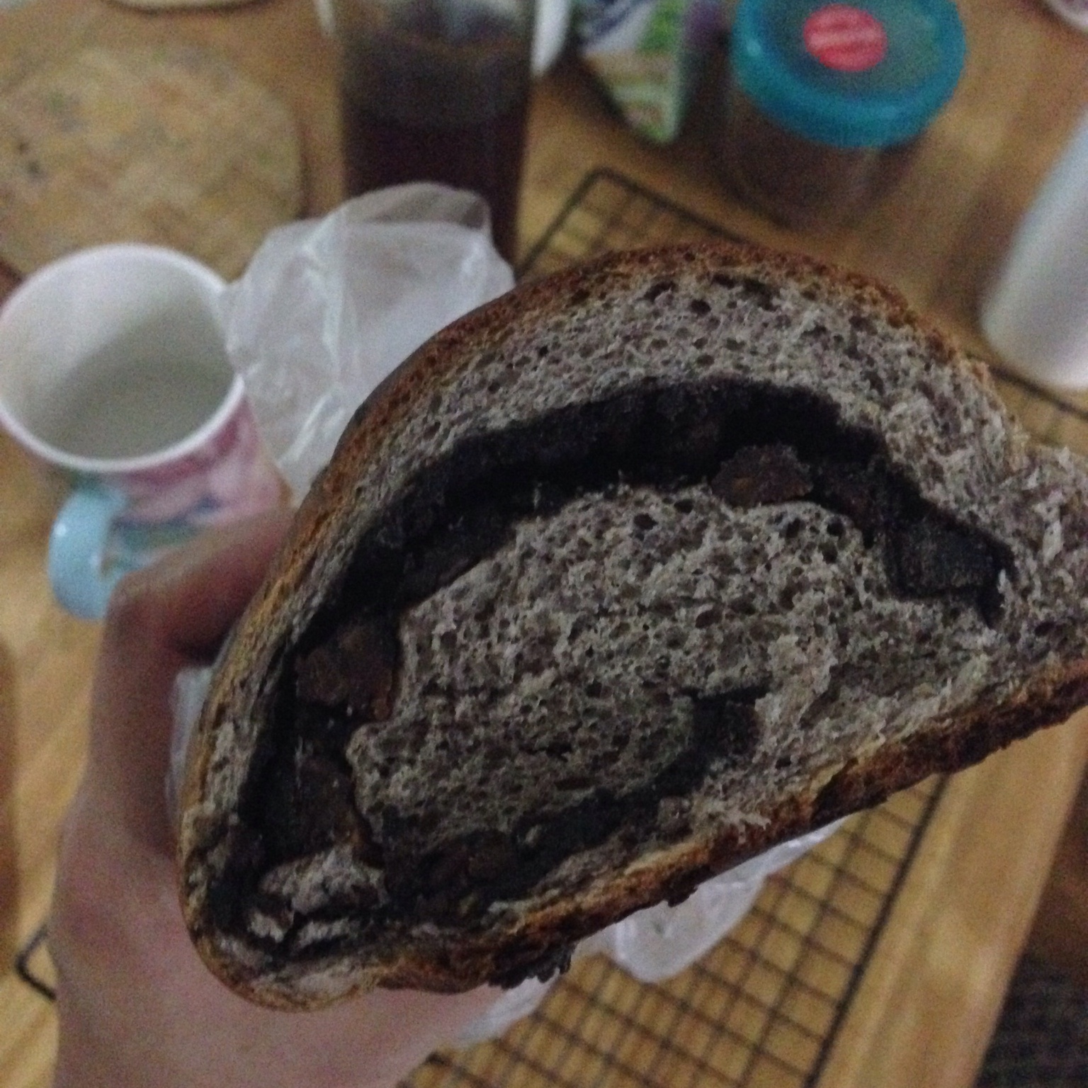 仿85度C家黑谷物核果（中种法）