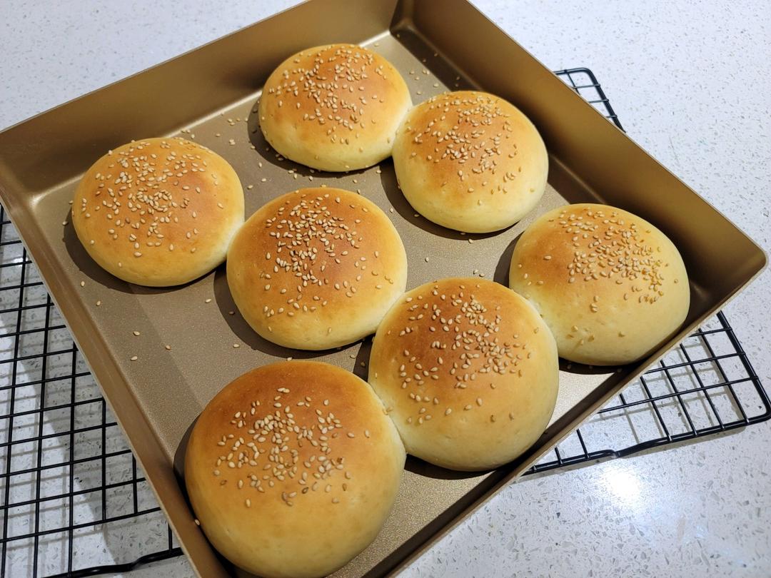 一次性发酵中筋面粉汉堡胚