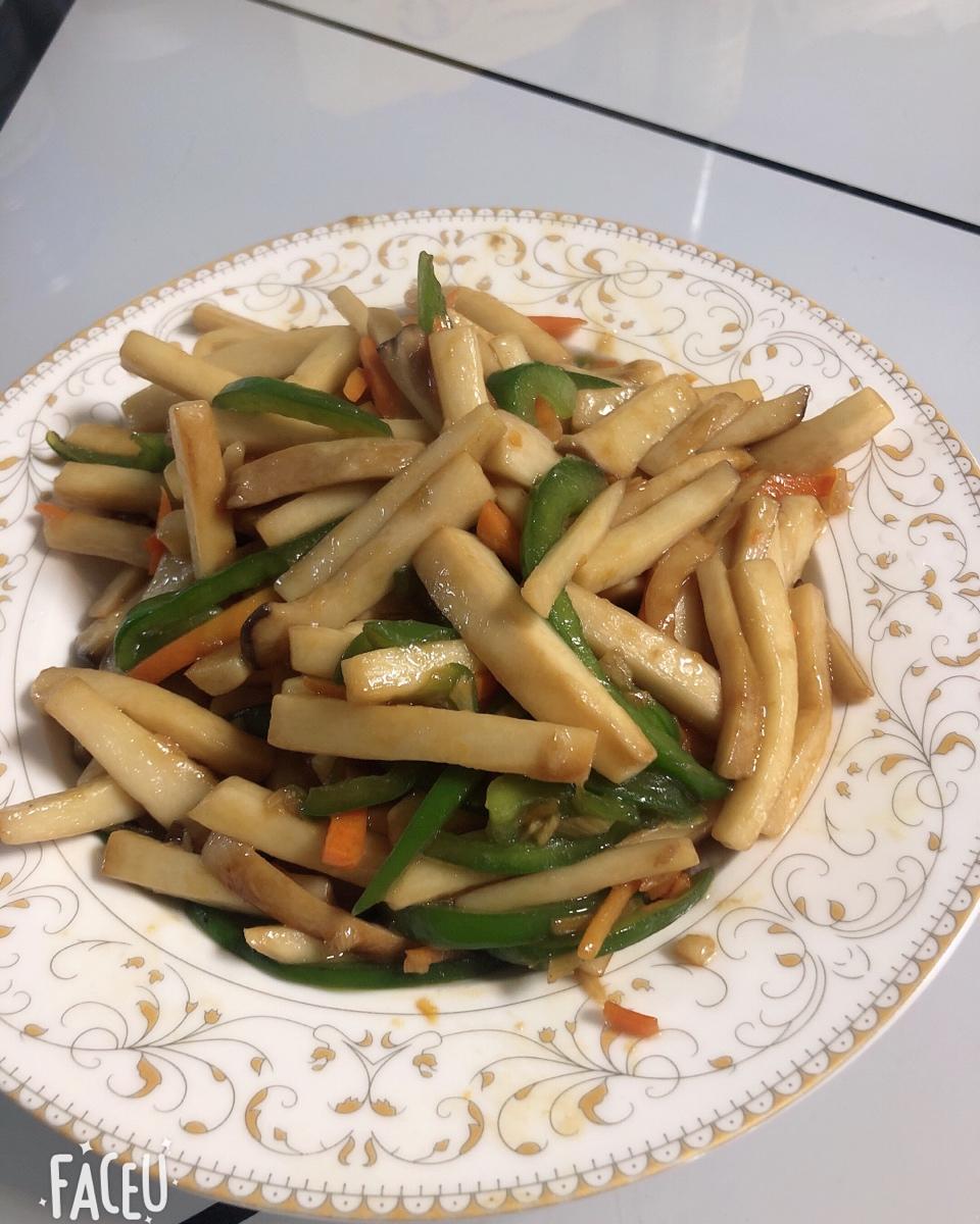 爆炒杏鲍菇