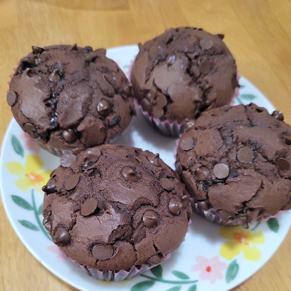 在家做巧克力蘑菇头麦芬蛋糕🍫